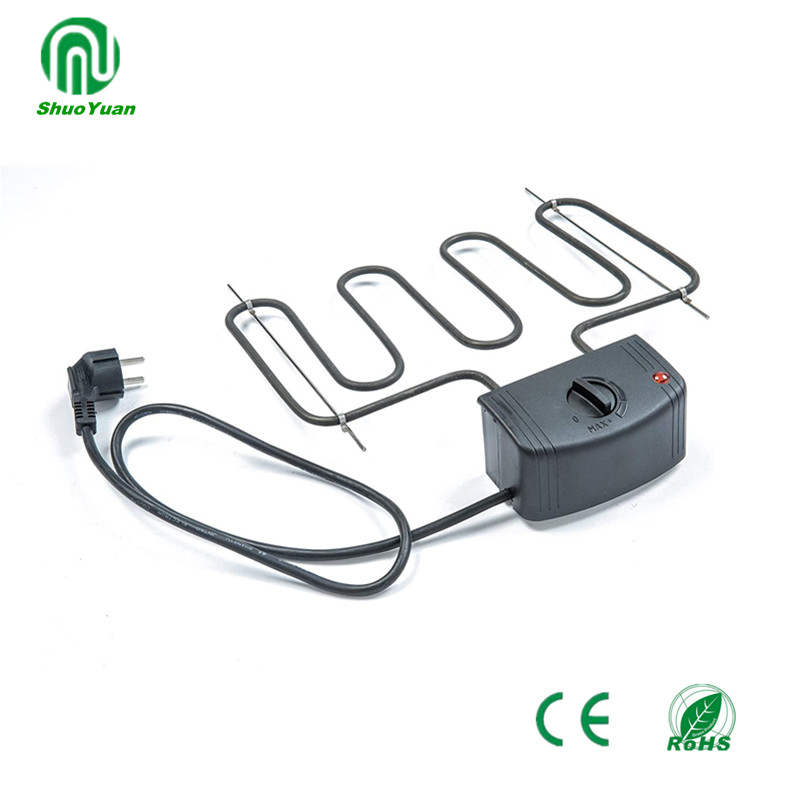 Smoker oven cabinet heating element 