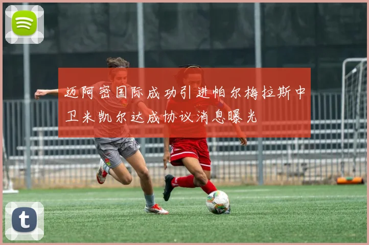 迈阿密国际成功引进帕尔梅拉斯中卫米凯尔达成协议消息曝光